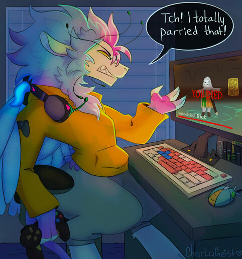 Shaded fullbody + bg and props (est. $50 USD)