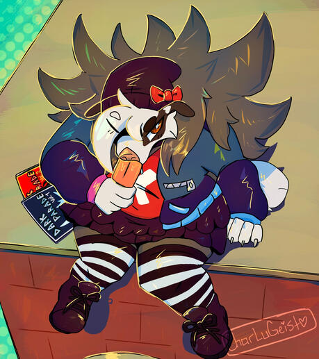 Graphic / Shaded fullbody + simple bg (est. $40 USD)